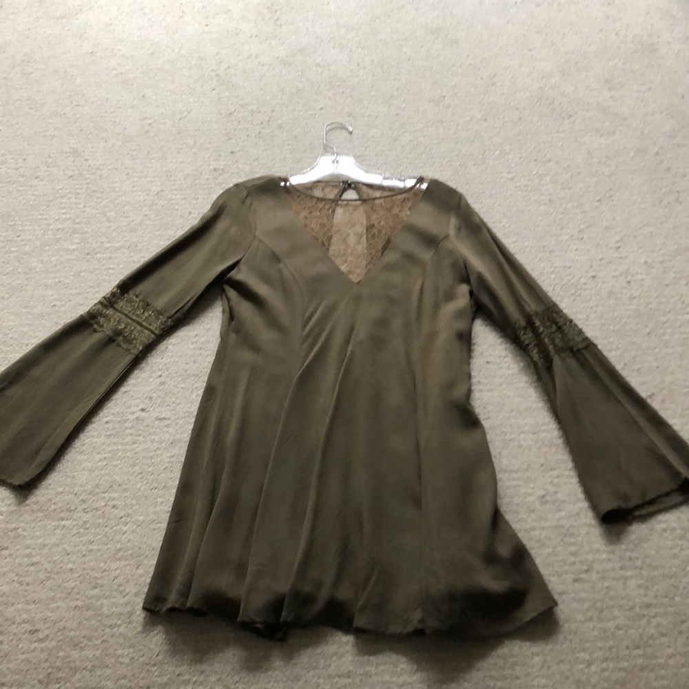 Tobi Army Green Dress
